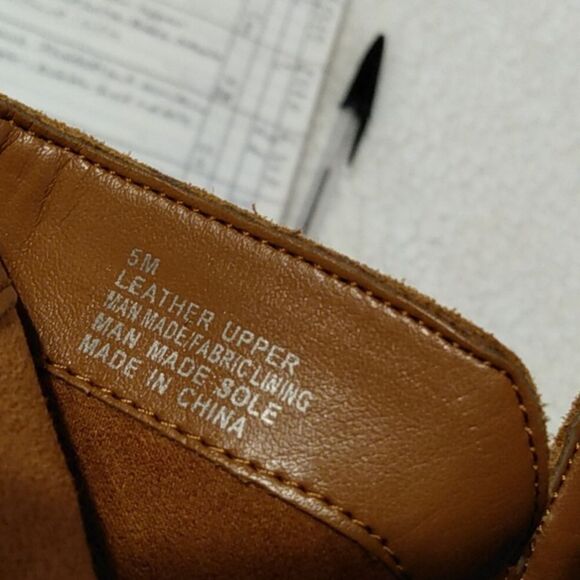 NWOT‎ WMNS GB Girls cognac leather upper - Picture 14 of 15